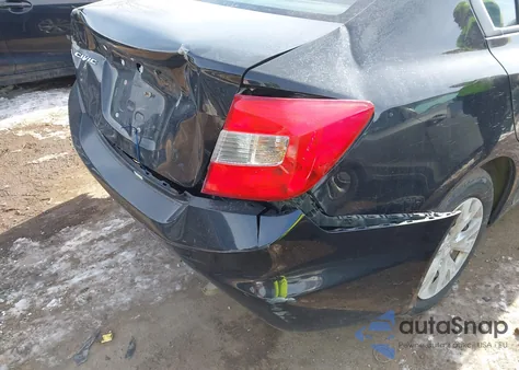 2012 Honda Civic Lx из США, поврежденный, VIN 19XFB2F51CE037850